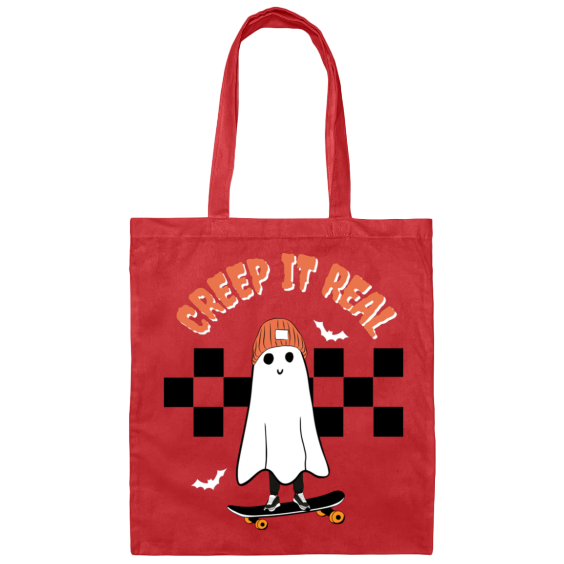 Creep It Real // Canvas Tote Bag