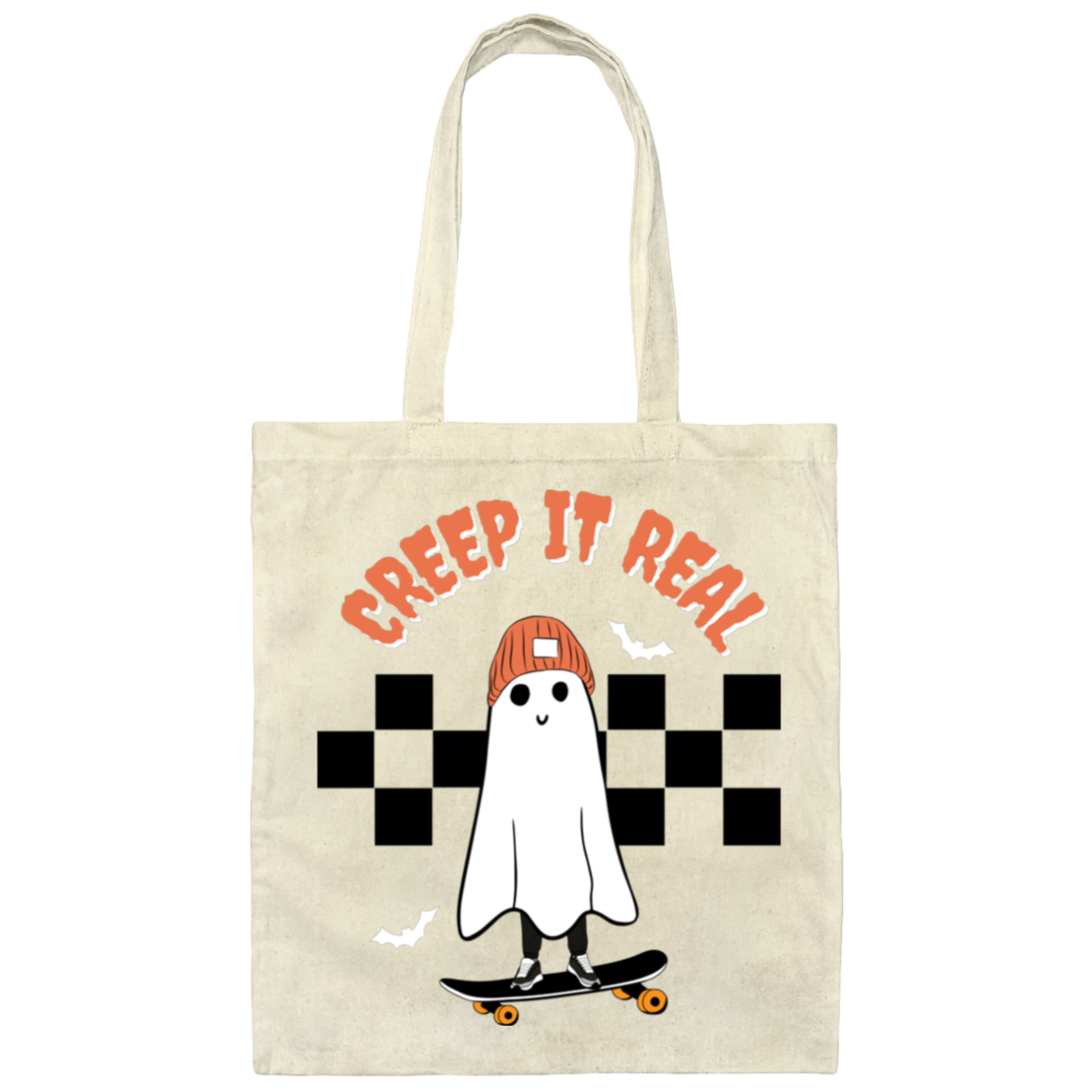 Creep It Real // Canvas Tote Bag