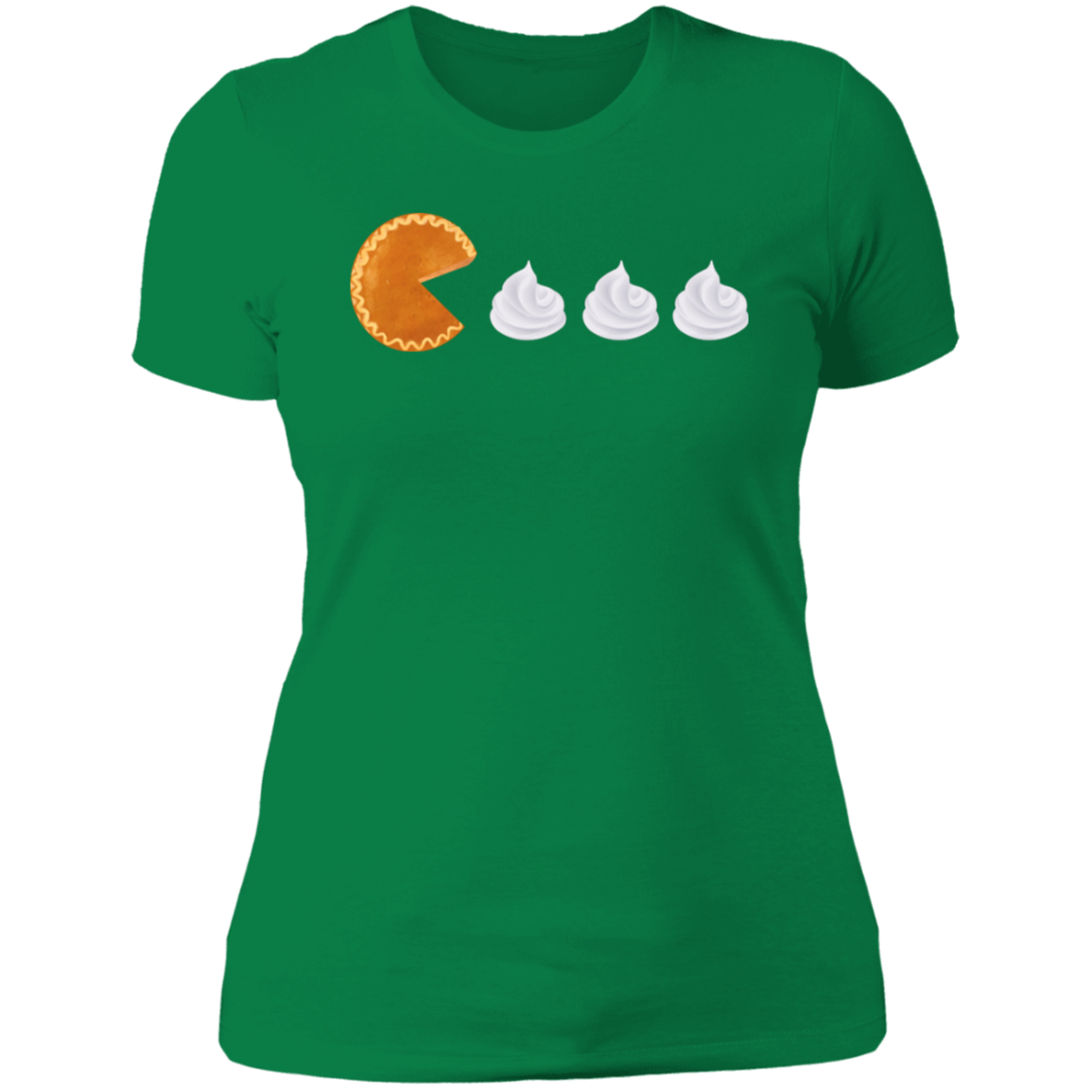 Pumpkin Pie Pac Man // Ladies' Boyfriend T-Shirt