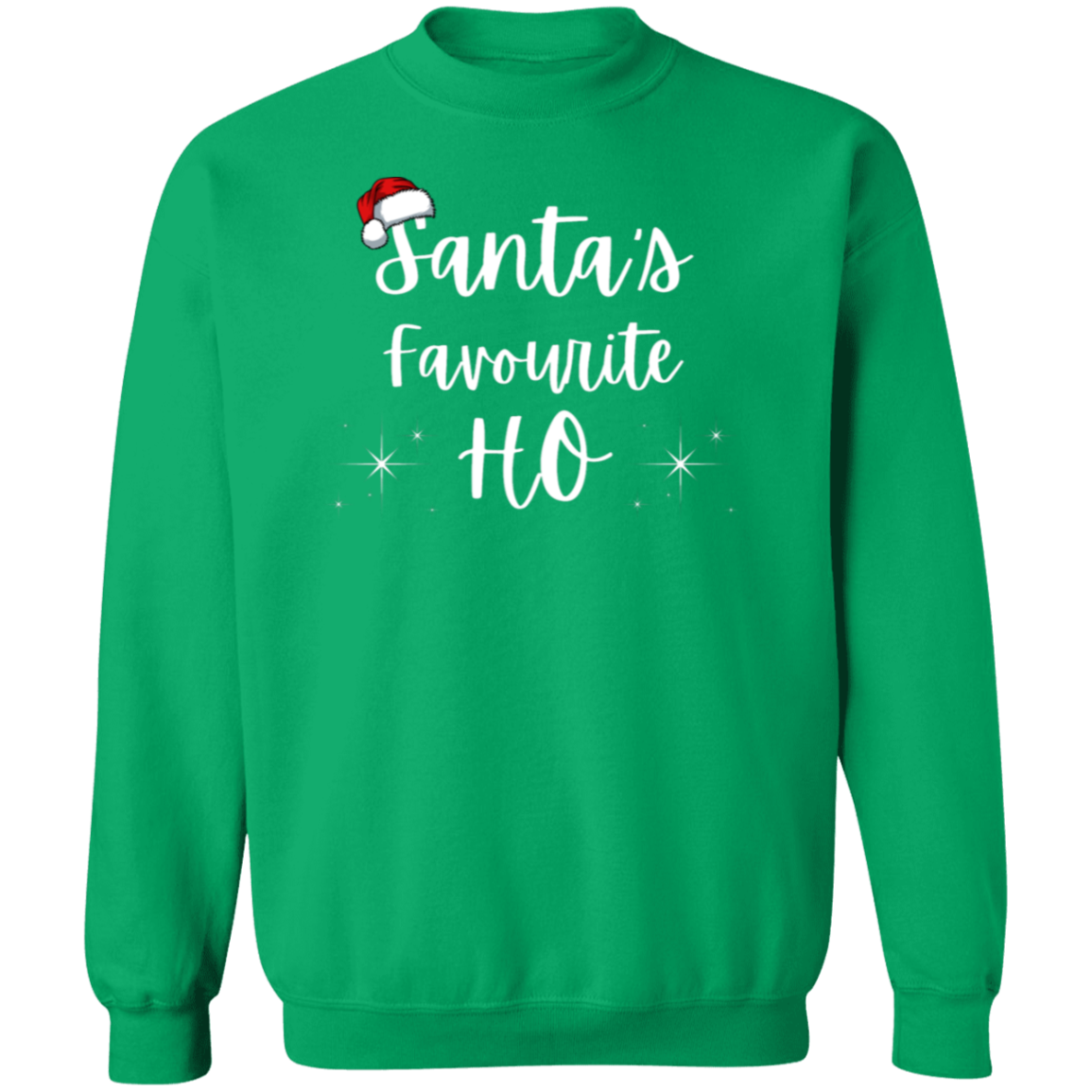 Santa's Favourite Ho // Crewneck Pullover Sweatshirt