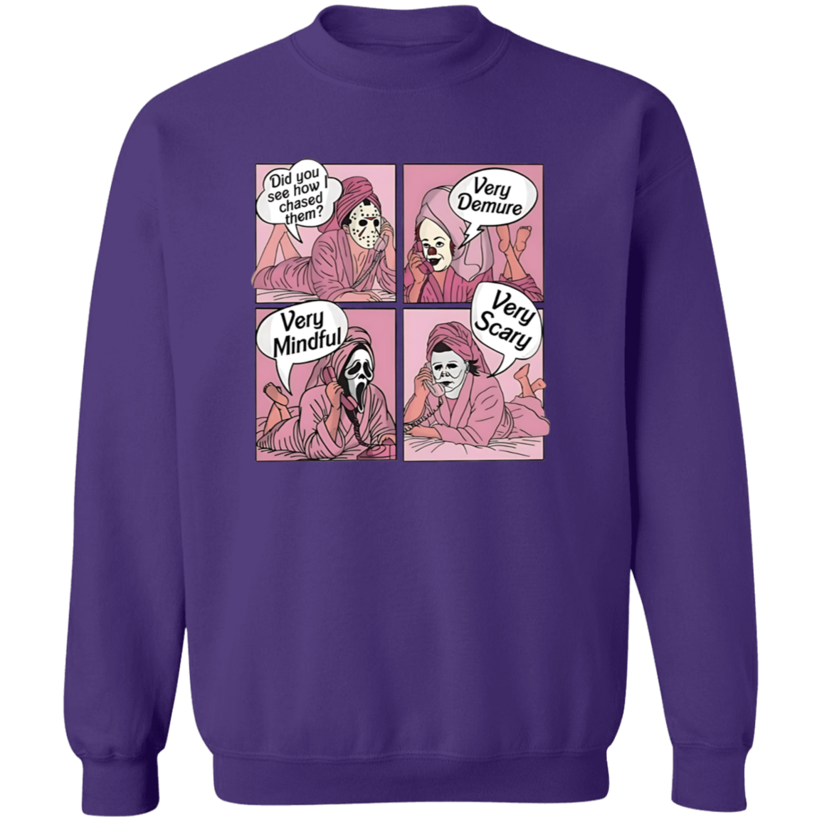 Very Demure Scary // Crewneck Pullover Sweatshirt