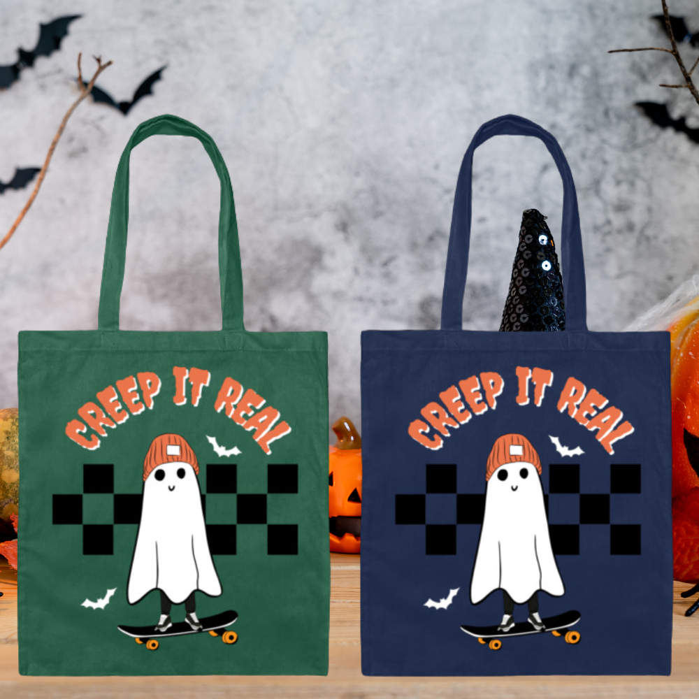 Creep It Real // Canvas Tote Bag