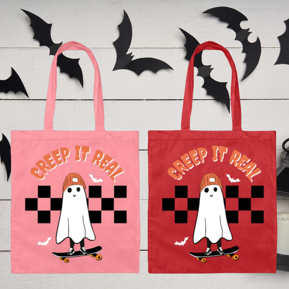 Creep It Real // Canvas Tote Bag