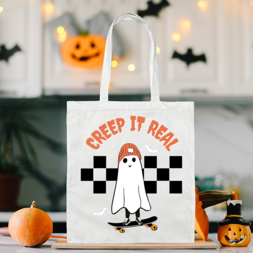 Creep It Real // Canvas Tote Bag