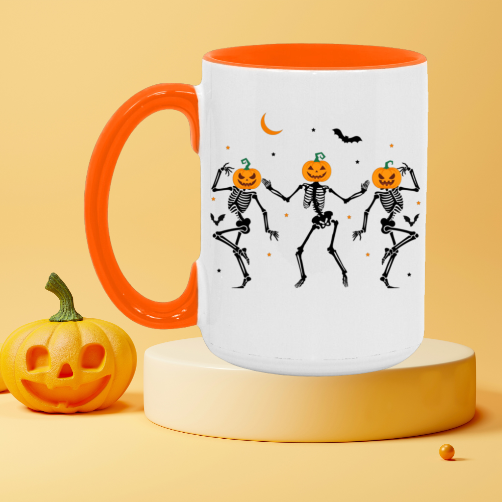 Dancing Skeleton // 15oz Accent Mug
