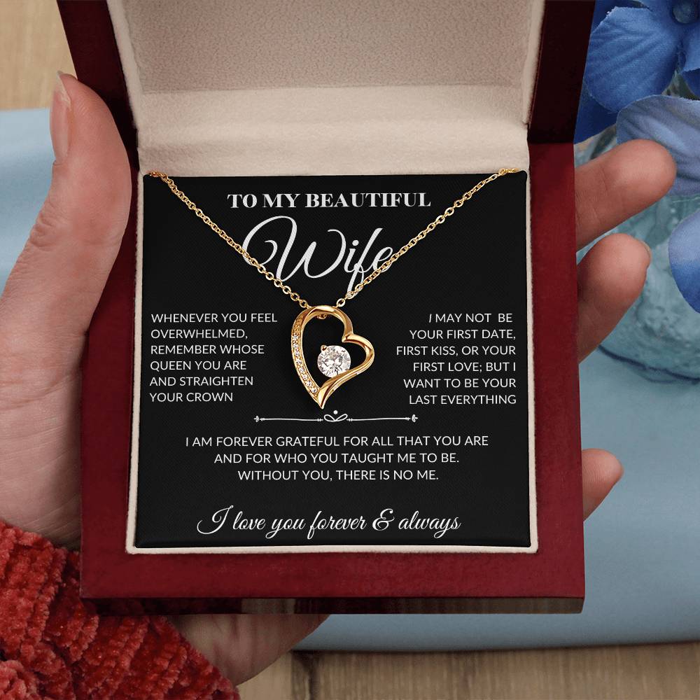 To My Beautiful Wife // Forever Love Necklace 3
