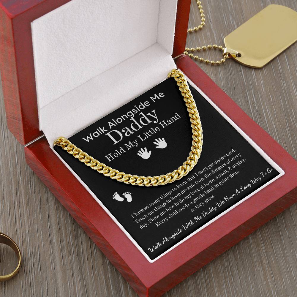 Walk Alongside Me Daddy // Cuban Link Chair