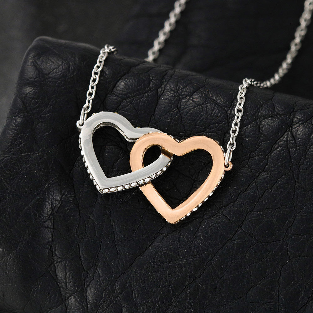 To My Daughter // Interlocking Hearts Necklace