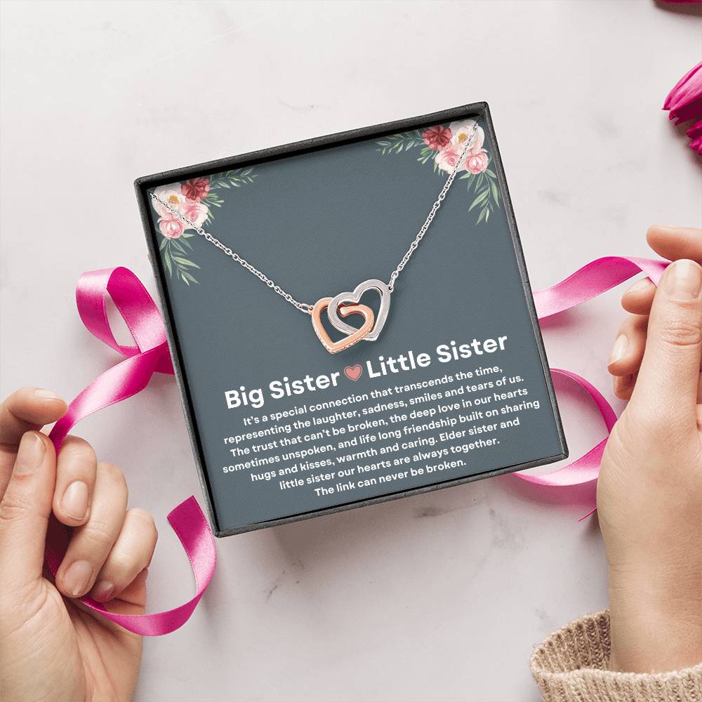 Big Sister & Little Sister // Interlocking Hearts