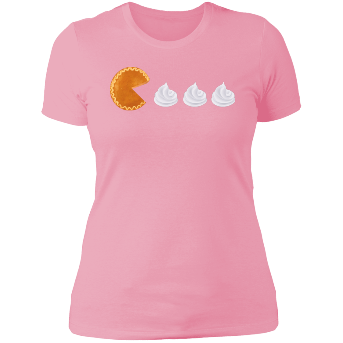 Pumpkin Pie Pac Man // Ladies' Boyfriend T-Shirt